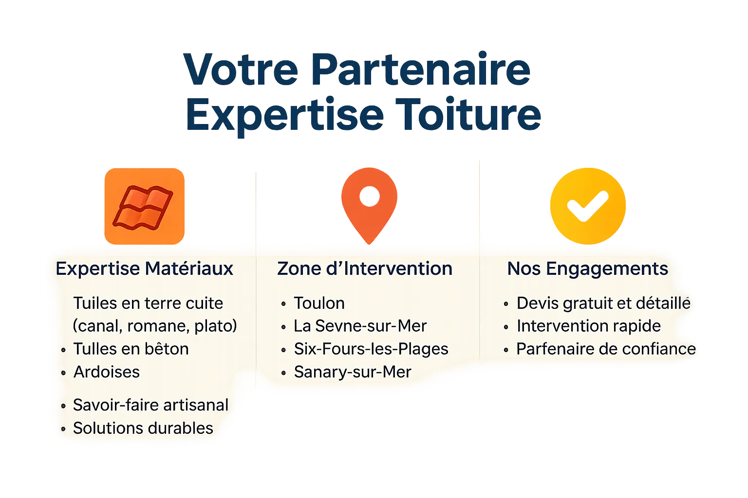 Illustration d'un couvreur professionnel inspectant une toiture dans le Var