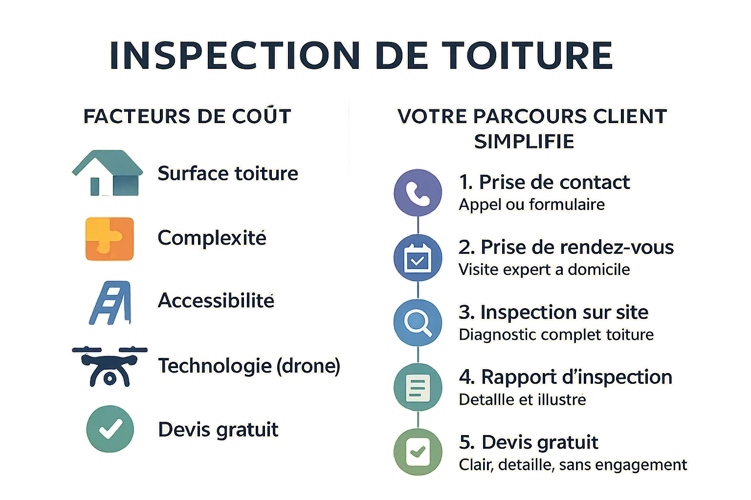 Illustration d'inspection de toiture à Toulon