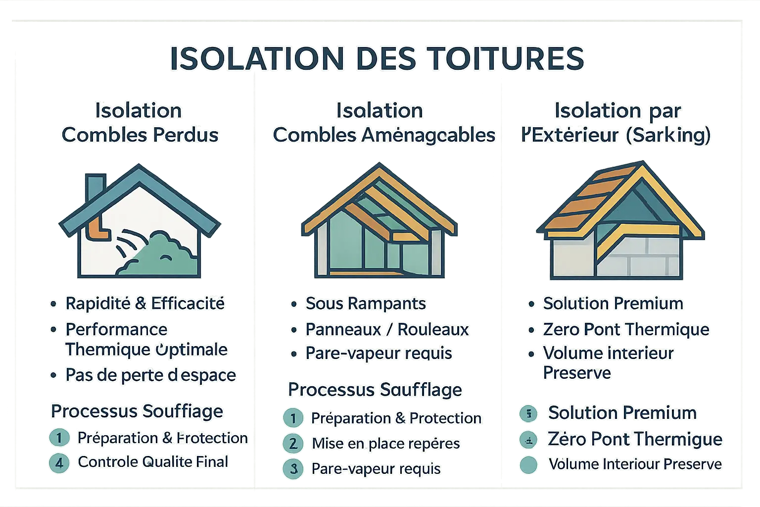 Isolation thermique de toiture à Toulon