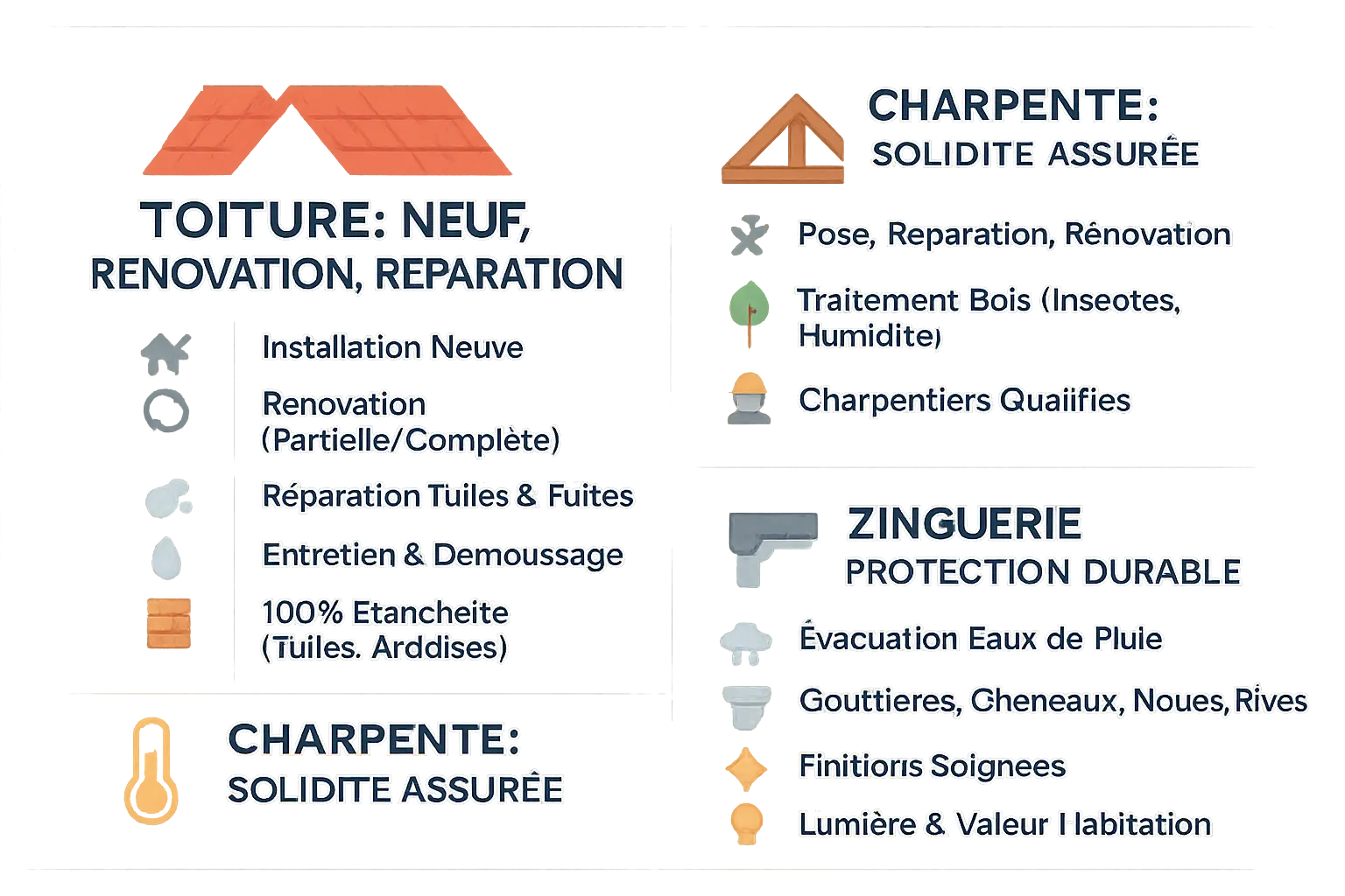 Couvreurs professionnels en intervention sur une toiture à Toulon